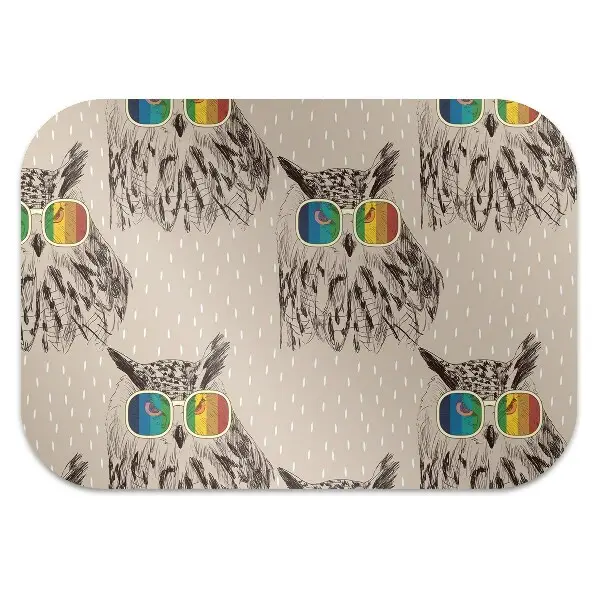 Covorașe pentru scaune Owls ochelari