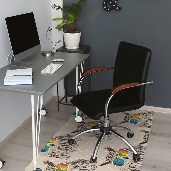 Covorașe pentru scaune Owls ochelari