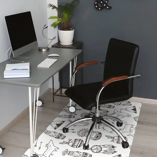 protectie podea scaun birou desen animat