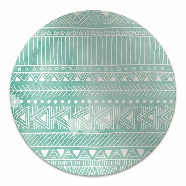 protectie podea birou turcoaz geometric