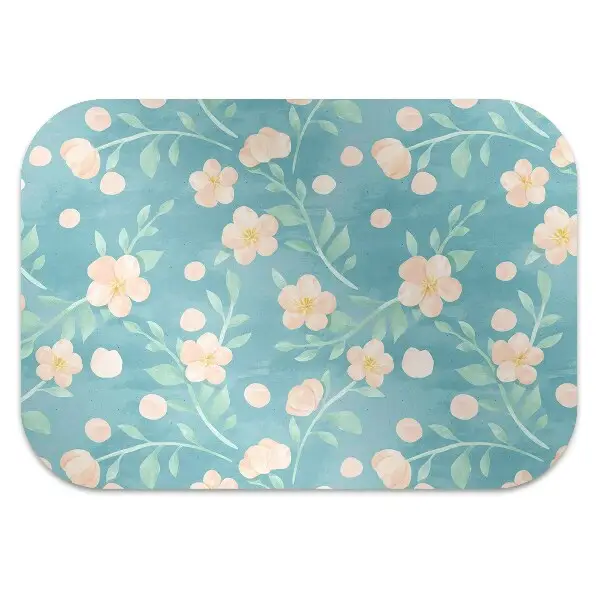 Covorașe pentru scaune flori pastel
