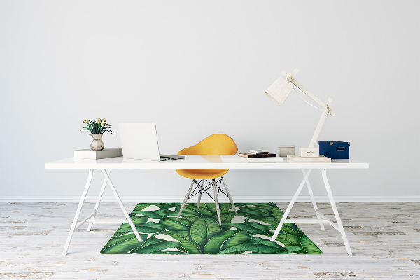 Covoras pentru protectie pardosea frunze botanice