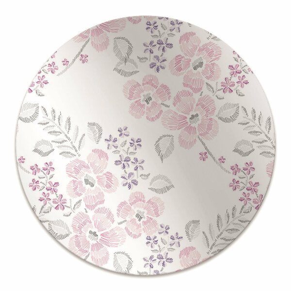 protectie podea scaun birou model floral