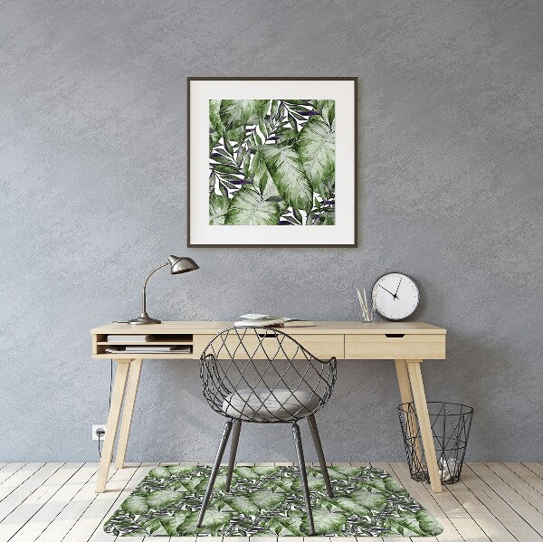 protectie podea scaun frunze Monstera