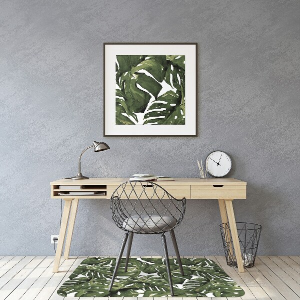 protectie podea birou frunze Monstera