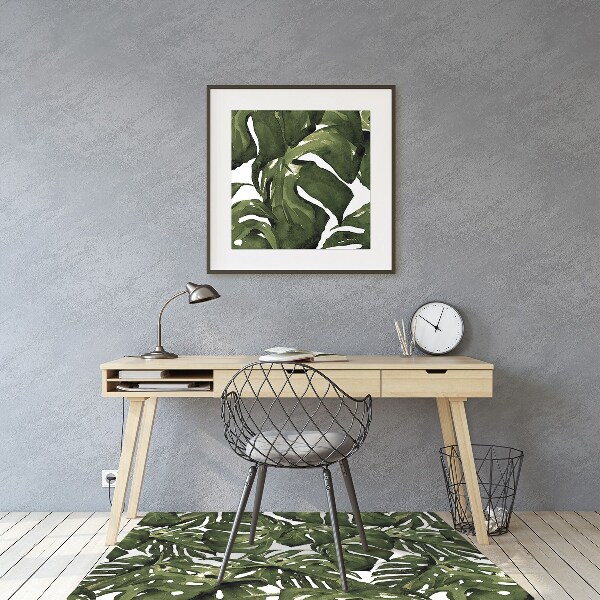 protectie podea birou frunze Monstera