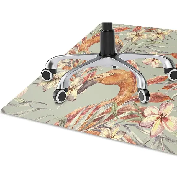 covoras protectie podea Imaginea Flamingos