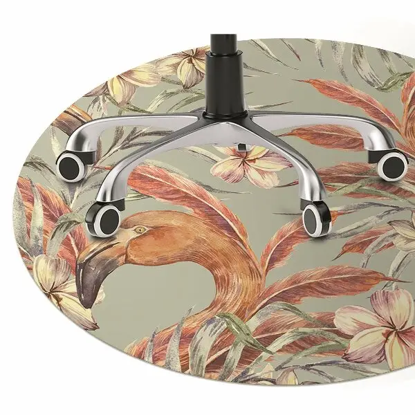 covoras protectie podea Imaginea Flamingos