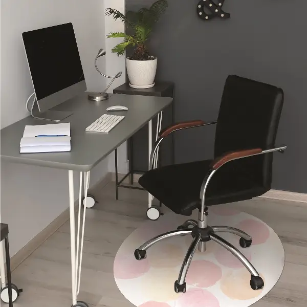 covoras protectie podea pastel puncte