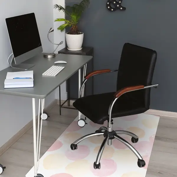 covoras protectie podea pastel puncte