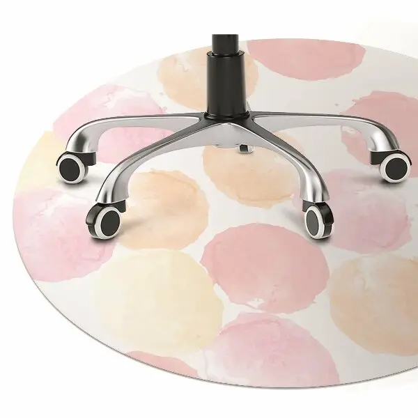 covoras protectie podea pastel puncte