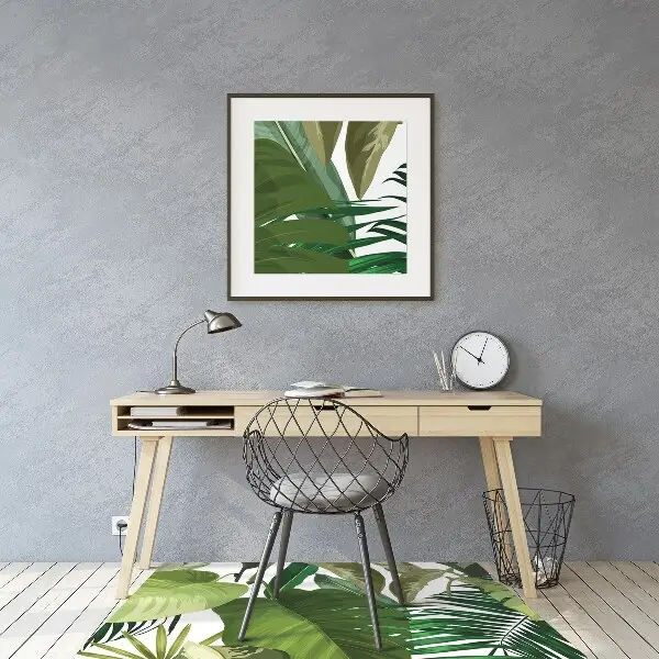 protectie podea scaun frunze tropicale