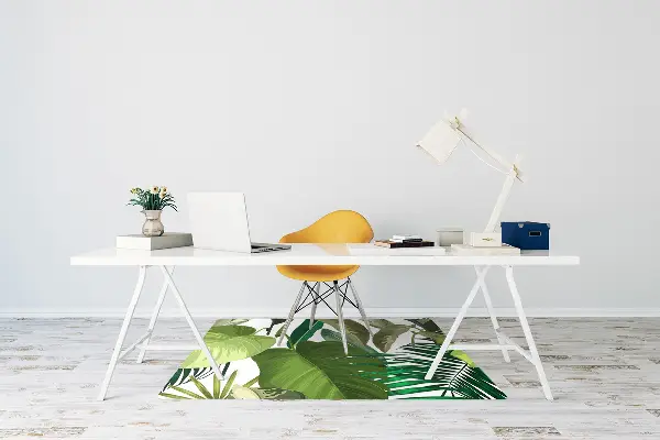 protectie podea scaun frunze tropicale