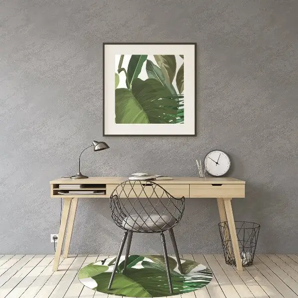 protectie podea scaun frunze tropicale
