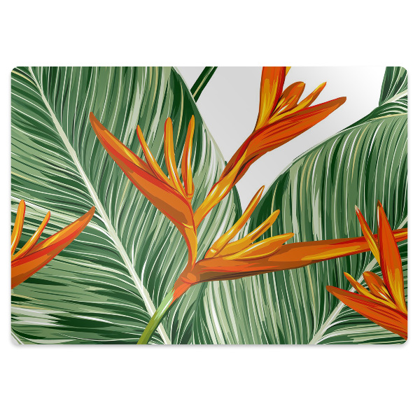 covoras protectie podea frunze de palmier