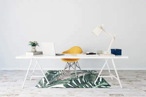Covoras pentru protectie pardosea palmier tropical