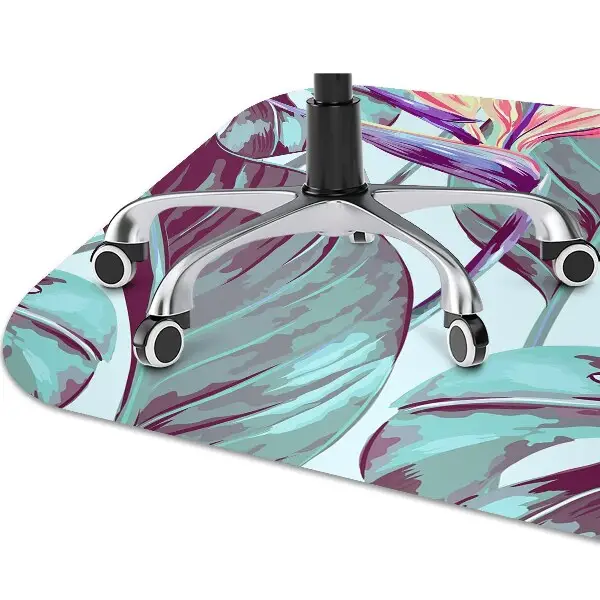 covoras protectie podea frunze tropicale