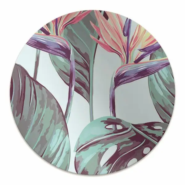 covoras protectie podea frunze tropicale