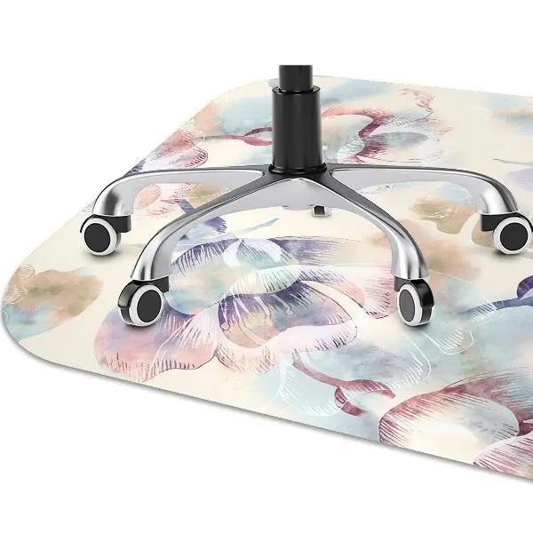 covoras protectie podea model floral