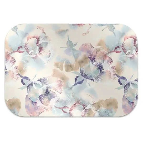 covoras protectie podea model floral