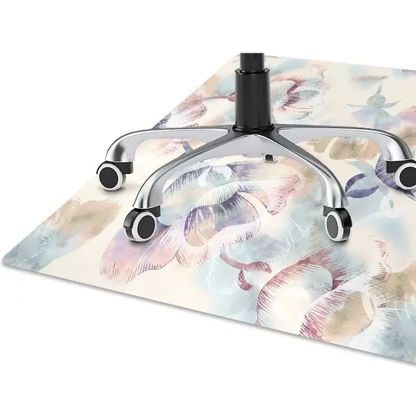 covoras protectie podea model floral