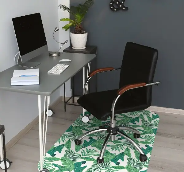 protectie podea birou frunze tropicale