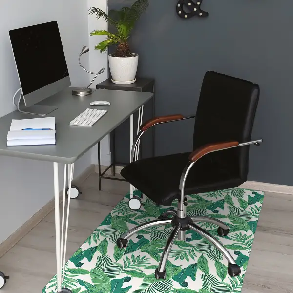 protectie podea birou frunze tropicale