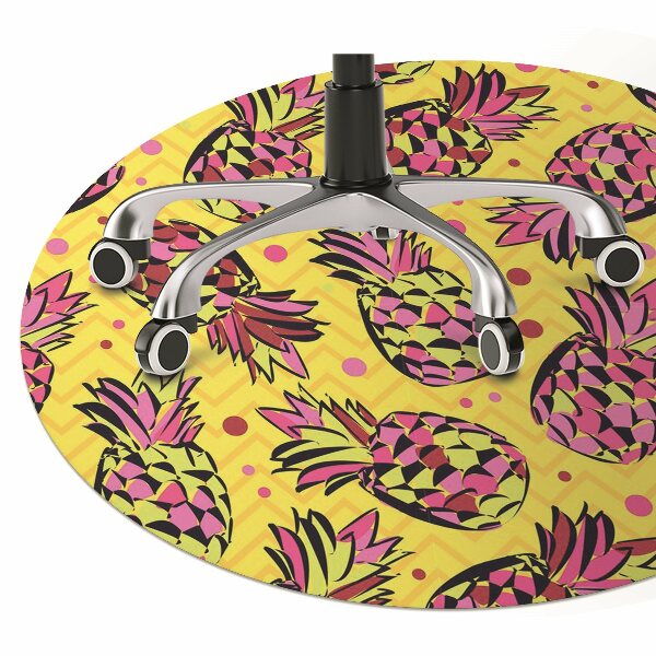Covoras pentru protectie pardosea ananas roz