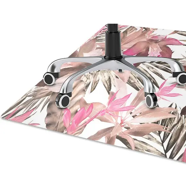 protectie podea scaun flori pastel