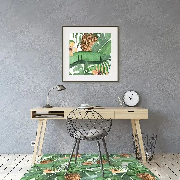 protectie podea scaun birou frunze de ananas