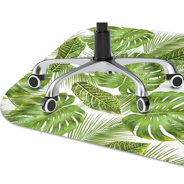 protectie podea scaun birou frunze tropicale