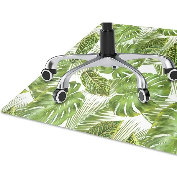 protectie podea scaun birou frunze tropicale