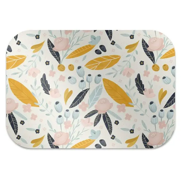 protectie podea scaun flori pastel