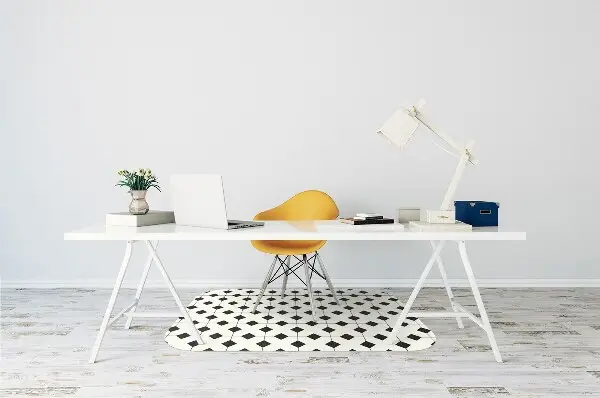 covoras protectie podea model geometric