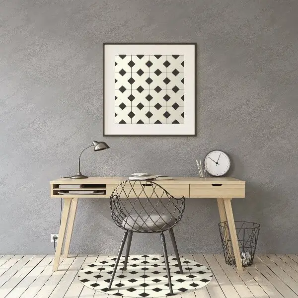 covoras protectie podea model geometric