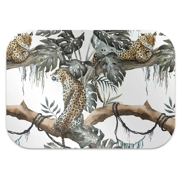 covoras protectie podea Leoparzii pe ramură