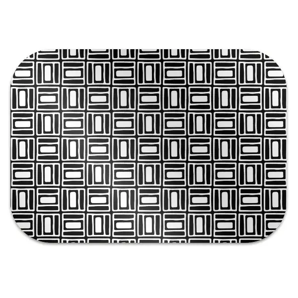 protectie podea scaun birou model geometric