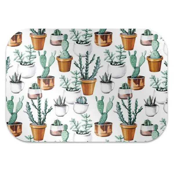 covoras protectie podea Cactusii în ghivece