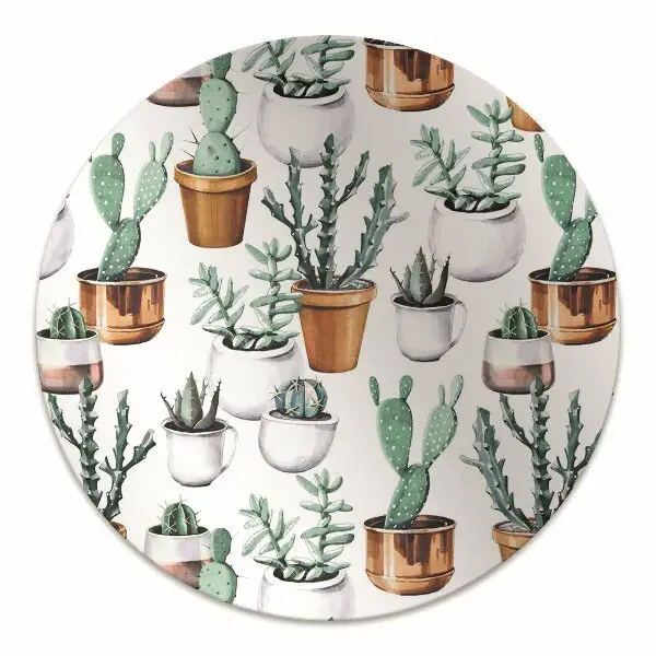 covoras protectie podea Cactusii în ghivece