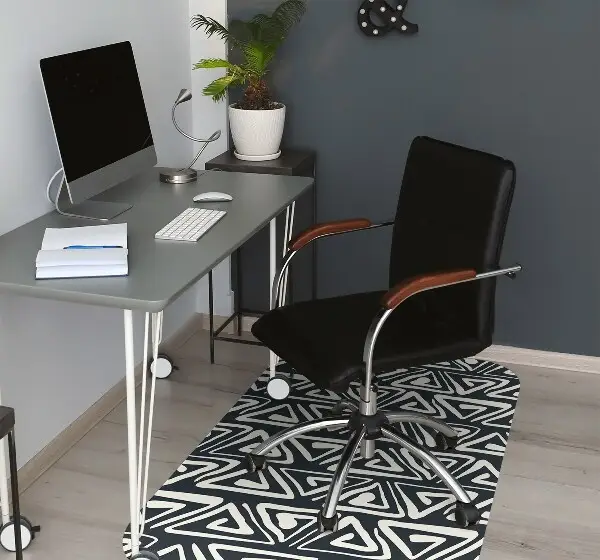 protectie podea scaun model geometric