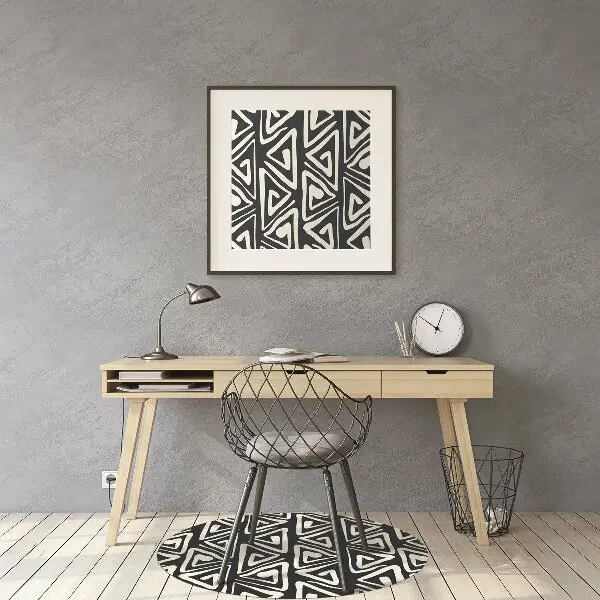 protectie podea scaun model geometric