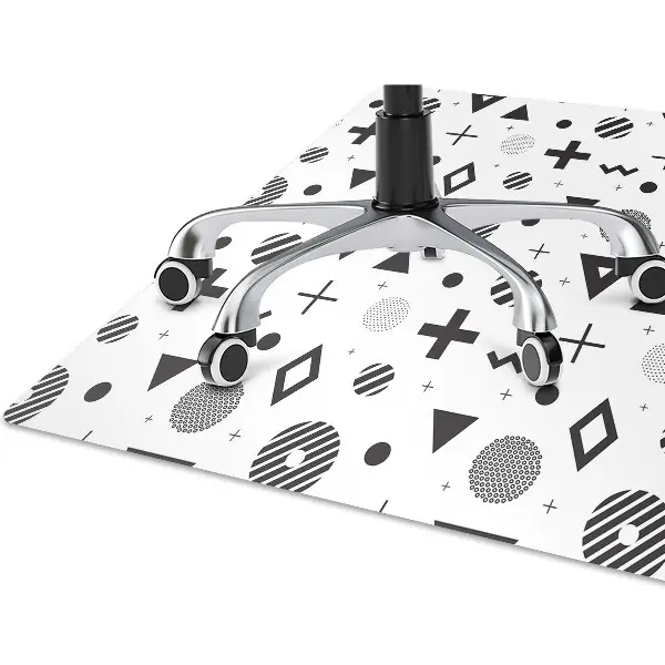 protectie podea birou modele geometrice