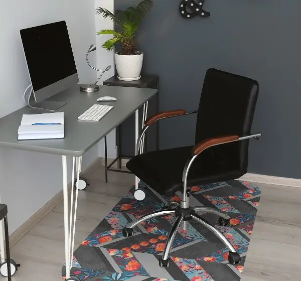 Covorașe pentru scaune flori Herringbone