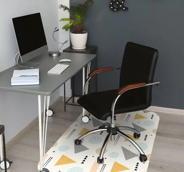 Covoras pentru protectie pardosea forme colorate