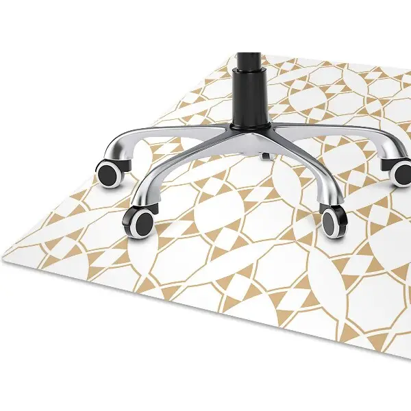 Covoras pentru protectie pardosea model geometric