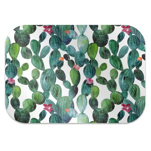 protectie podea scaun birou Cactus cu flori