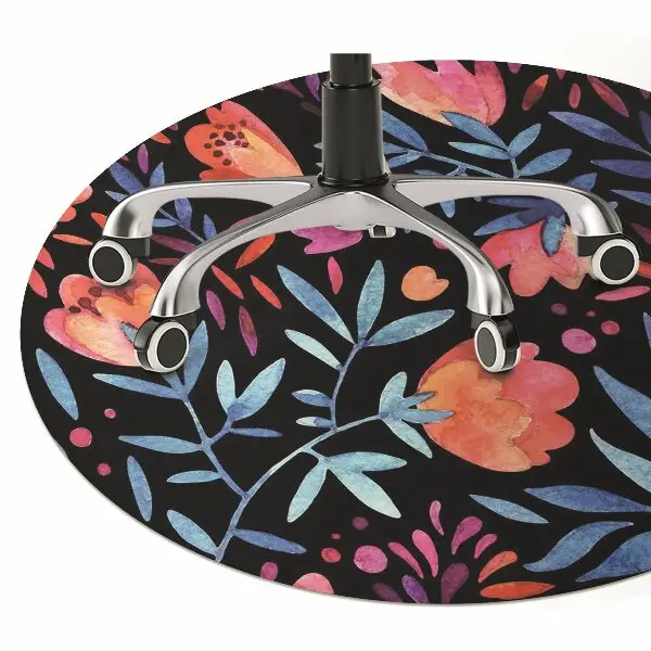 Covorașe pentru scaune model floral