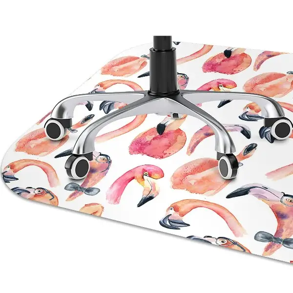 protectie podea scaun birou nebun Flamingo