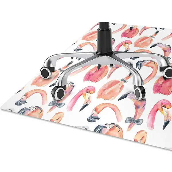 protectie podea scaun birou nebun Flamingo