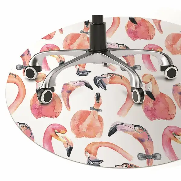 protectie podea scaun birou nebun Flamingo